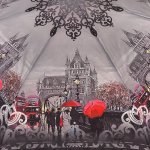 Зонт женский Три Слона 361 (I) 12963 Лондон в красном