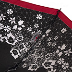Зонт женский Doppler 7441465 (23) 11175 Цветочная паутинка черный