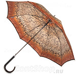 Зонт трость женский DOPPLER 714765-E (11340) Свет узоров оранжевый