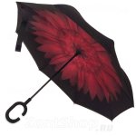 Зонт трость наоборот женский Ame Yoke L-59 (02) 13055 Гранатовое притяжение