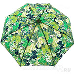 Зонт женский Doppler 74660 FGFL 8435 Flamenco Цветочное путешествие салатовый (сатин)