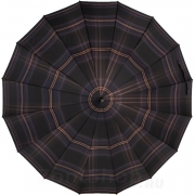 Зонт трость AMEYOKE L70-СH (05) Клетка, Черный