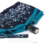 Зонт женский Doppler 7441465 (23) 11174 Цветочная паутинка синий