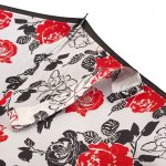 Зонт трость наоборот женский Doppler 73936516 12726 Красные черные розы
