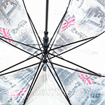 Зонт трость женский AMEYOKE L60 (01) Лондон