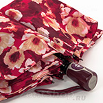 Зонт женский Doppler 7441465 OD Odeur 9002 Бежевые цветы на красном