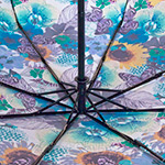 Зонт женский Doppler 7441465 PV Prima Vera 9504 Цветочный блюз Голубой