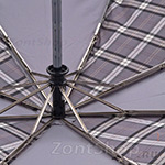 Зонт женский Три Слона 102 Клетка 8272 Серый черно-серый сектор