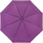 Зонт женский Три слона однотонный 886 (A) 13009 Фиолетовый (с проявляющимся в дождь логотипом)