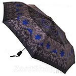 Зонт женский Три Слона 100 (L) 10800 Серо-синие узоры (сатин)
