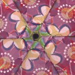 Зонт AMEYOKE M53-5S (03) Цветочный нектар (в футляре)