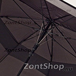 Зонт трость мужской Zest 41680 Черный чехол на ремне
