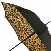 Зонт трость женский Fulton L754 3791 Леопард (двусторонний)