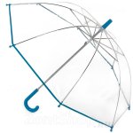 Зонт детский прозрачный ArtRain 1501 (12499) Голубой кант