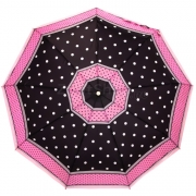 Зонт женский Три Слона L-3690 (C) 18019 Горох Розовый