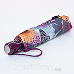 Зонт женский Doppler 7441465 PV Prima Vera 9503 Цветочный блюз Фиолетовый