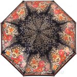 Зонт женский Три Слона 880 12597 Гармония цветов черный (сатин)