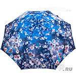 Зонт трость женский Zest 21625 73 Сакура голубая