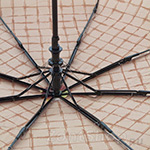 Зонт женский Doppler 730165 G Graphic 8438 Клетка бежевая