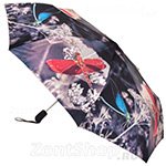 Зонт женский MAGIC RAIN 4333 11298 Веселые стрекозы (сатин)