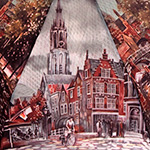 Зонт женский Zest 24755 9892 Амстердам