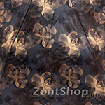 Зонт женский Три Слона 275 термо цветы 1786 Синий