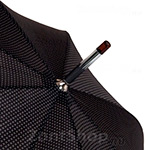 Надежный с усиленным, стальным каркасом зонт трость мужской DOPPLER 74967 (9775) Геометрия Черный