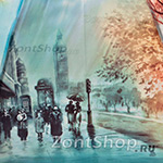 Зонт трость женский Zest 21625 86 Осень в Лондоне