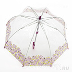 Зонт детский прозрачный Fulton C605 3044 Цветы