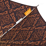 Зонт трость женский Zest 21518 9683 Орнамент коричневый