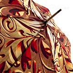 Зонт трость женский Zest 21664 7787 Орнамент на позолоте (сатин)