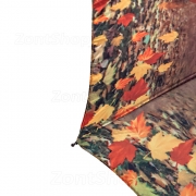 Зонт Diniya 2739 (16311) Осенний листопад (сатин)