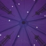 Зонт женский Zest 23846 6033 Кошка в Париже Фиолетовый