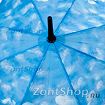 Зонт трость женский Zest 21625 03 Незабываемых отдых