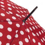 Зонт трость женский Funny Rain FR305 (1) 11632 Горох Красный