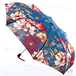 Зонт женский Zest 23955 7644 Цветы на Синем