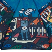 Зонт женский ArtRain 5325 (17507) Разноцветный кубизм