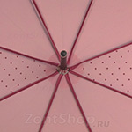 Зонт трость женский H.DUE.O H429 11520 Бабочка Горох Розовый