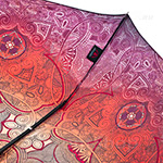 Зонт женский Doppler 74660 FGA Art Deco 7349 Орнамент коралл (cатин)