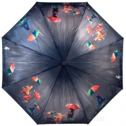 Зонт Diniya 2739 (16315) Разноцветные зонтики (сатин)