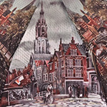 Зонт женский Zest 23815 11578 Амстердам