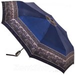 Зонт женский Doppler 7441465 CH 12295 Magic Fiber Chic Цветочное рандеву синий (сатин)