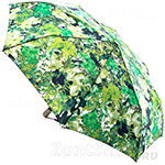 Зонт женский Doppler 74660 FGFL 8435 Flamenco Цветочное путешествие салатовый (сатин)