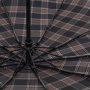 Семейный зонт с увеличенным куполом Три Слона M-6155 (17889) Клетка Черный
