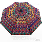Зонт женский Zest 24756 8145 Разноцветные узоры