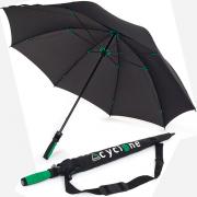 Большой зонт трость гольфер Fulton S837 001 Черный (чехол на ремне)