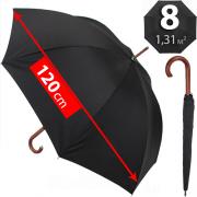 Зонт трость AMEYOKE M75-B (01) Черный