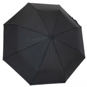 Ветроустойчивый зонт Три Слона М-8801 (17872) Полоса сине-белая Черный