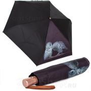 Легкий компактный зонт Nex 33721 16557 Совушки