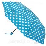 Зонт женский FunnyRain FR302/2 11685 Горох Голубой